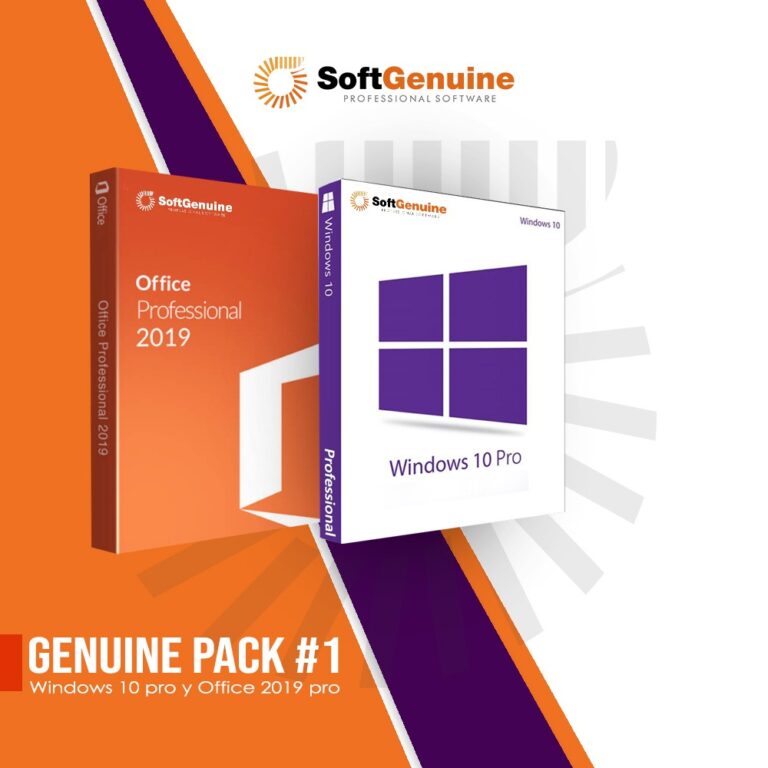 Pack Windows 10 Pro Y Office 2019 Pro Softgenuine 8921